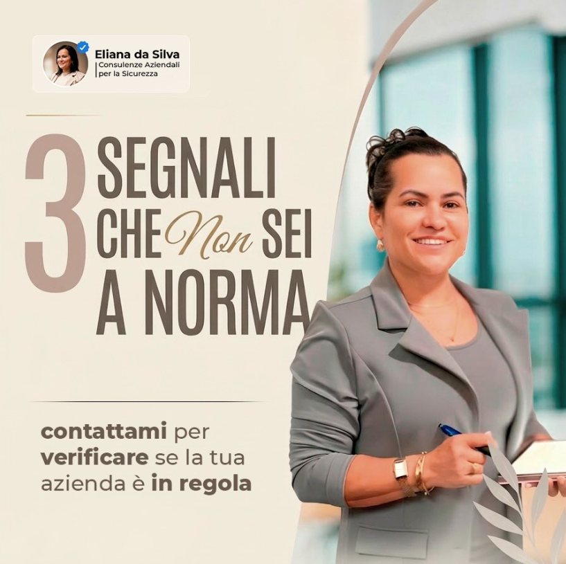 Eliana da Silva, consulente aziendale per la sicurezza sul lavoro