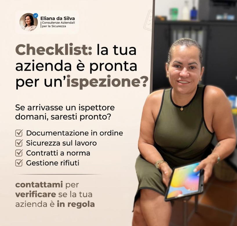 Checklist per verificare se l'azienda è pronta per un'ispezione